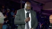Shaq decides to dance a bit.