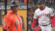 Rafael Devers faces off against Red Sox closer Aroldis Chapman.
