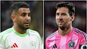 Riyad Mahrez (left) has discussed the prospect of Lionel Messi joining the Saudi Pro League.