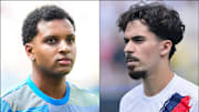 Rodrygo (left) and Vitinha headline today’s gossip.