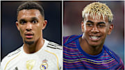 Trent Alexander-Arnold (left) and Lamine Yamal headline today’s gossip.