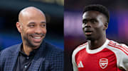 Thierry Henry (left) and Bukayo Saka have formed a close relationship over the years.