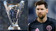 Lionel Messi (right) is eyeing up his first MLS Cup.