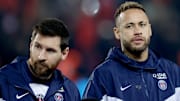Lionel Messi (left) and Neymar Jr. have played together at Barcelona and Paris Saint-Germain.