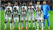 Destiny Udogie (second top left) started Tottenham’s Champions League clash with Copenhagen on Tuesday night.