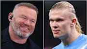 Wayne Rooney (left) oddly overlooked Erling Haaland’s blistering start to the season.