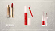 Red lip products