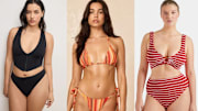 Good American, Monday Swimwear and Hunza G bikinis
