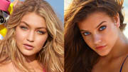 Gigi Hadid was photographed by Ben Watts on the Jersey Shore. Barbara Palvin was photographed by James Macari in Turks & Caicos. 