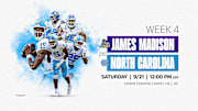 Week 4: James Madison vs. UNC