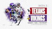 NFL Week 4: Texans vs. Vikings
