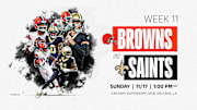 NFL Week 11: Browns vs Saints