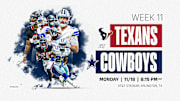 MNF Week 11: Texans vs. Cowboys