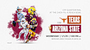 CFP Quarterfinal Peach Bowl Texas vs Arizona State