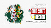 CFP Quarterfinal Rose Bowl Ohio State vs Oregon