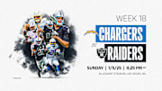 NFL Week 18 Chargers vs Raiders