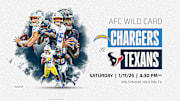AFC Wild Card Chargers vs Texans NFL Playoffs