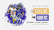 AFC Wild Card Steelers vs Ravens NFL Playoffs