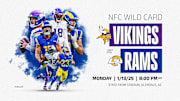 NFC Wild Card Vikings vs Rams NFL Playoffs