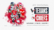 AFC Divisional Round Texans vs Chiefs NFL Playoffs