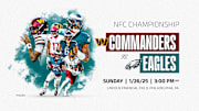 NFC Championship Game Commanders vs Eagles