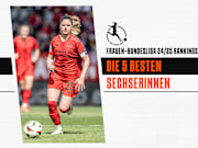 Die besten defensiven Mittelfeldspielerinnen der abgelaufenen Bundesliga-Saison