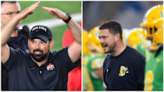 Oregon coach Dan Lanning, Ohio State coach Ryan Day