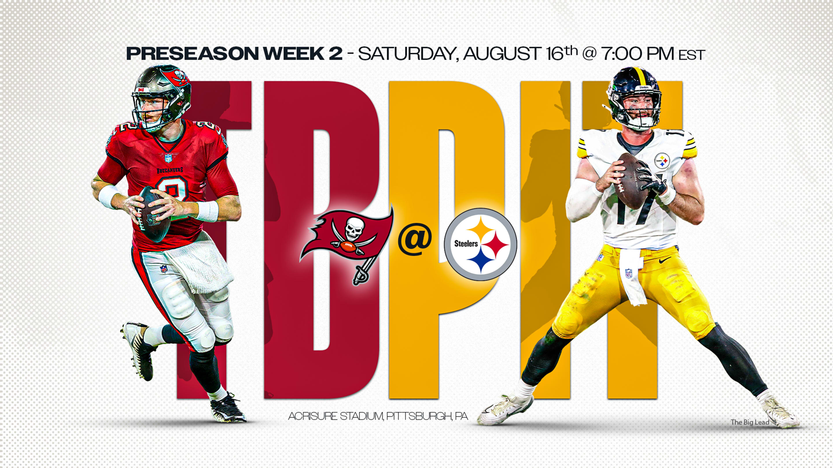 Live Stream Tampa Bay Buccaneers vs Pittsburgh Steelers for Free: TV Channel, Time, How To Watch, Betting Odds