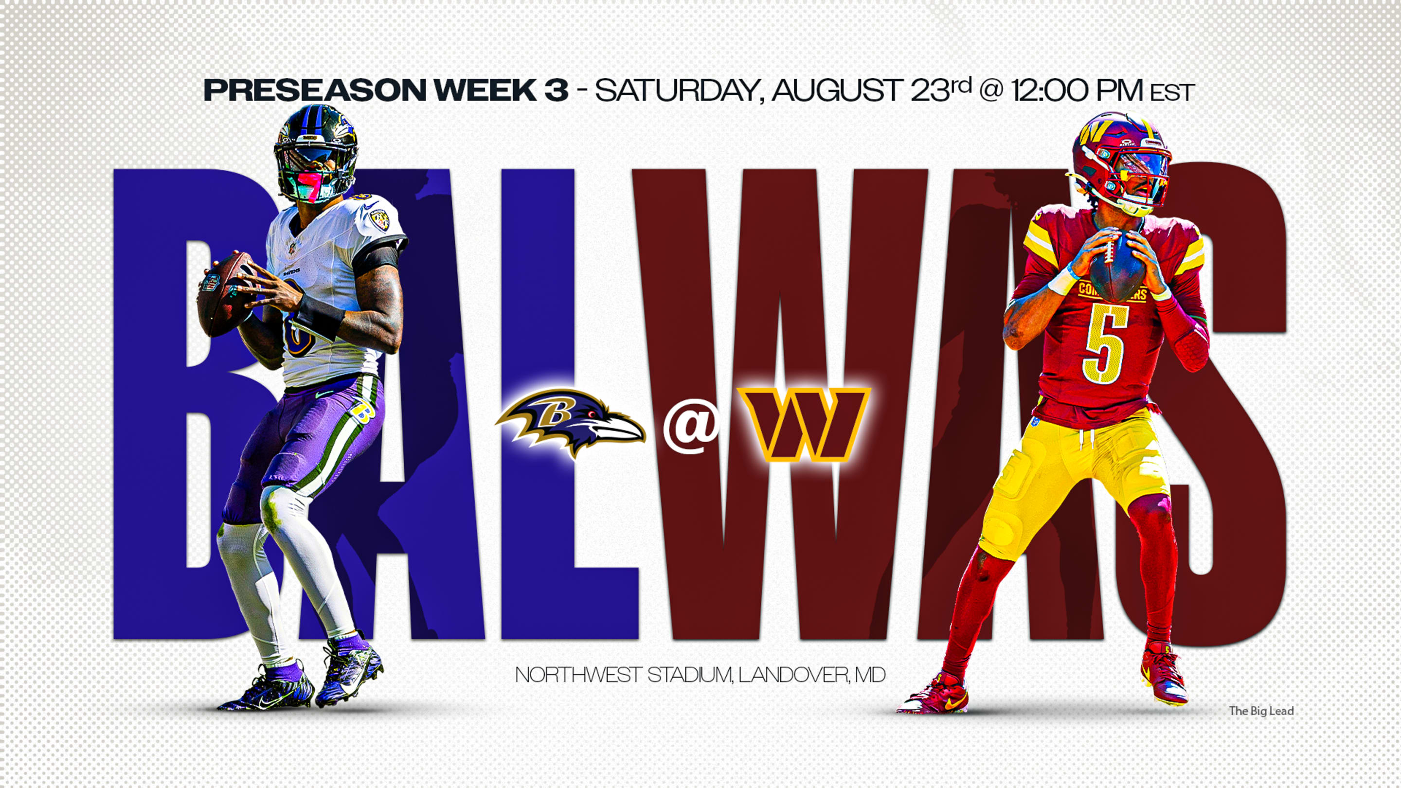 Live Stream Baltimore Ravens vs Washington Commanders for Free: TV Channel, Time, How To Watch, Betting Odds
