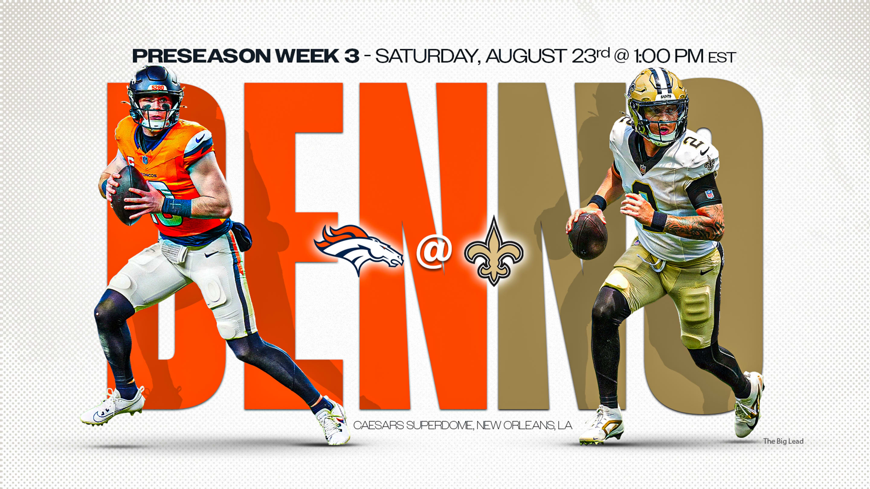 Live Stream Denver Broncos vs New Orleans Saints for Free: TV Channel, Time, How To Watch, Betting Odds