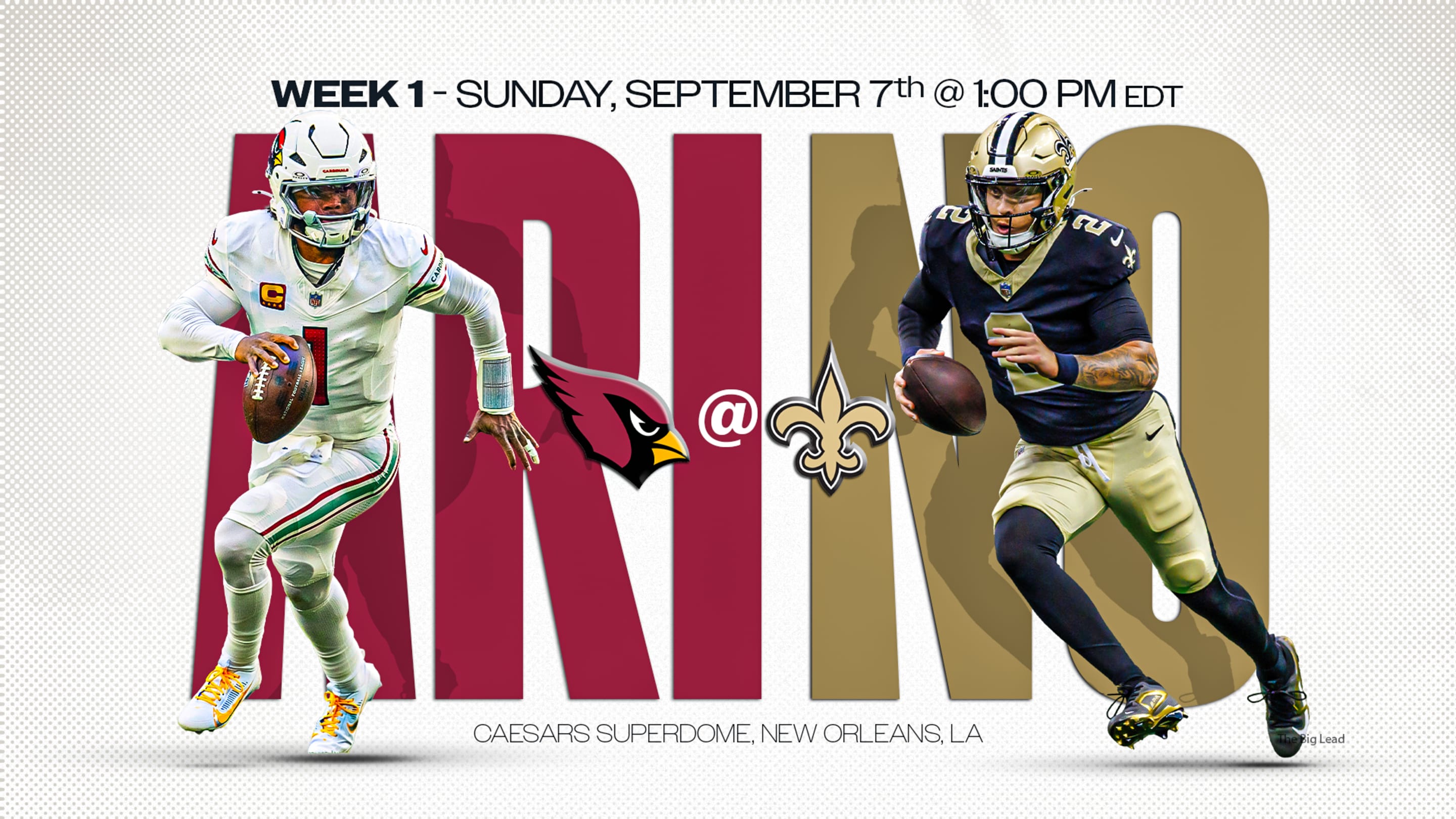Live Stream Arizona Cardinals vs New Orleans Saints for Free: TV Channel, Time, How To Watch NFL, Betting Odds
