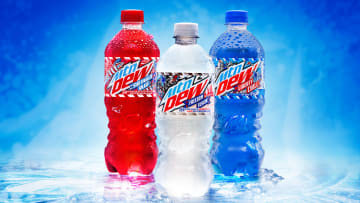 MTN DEW Red, White and Blue summer beverages