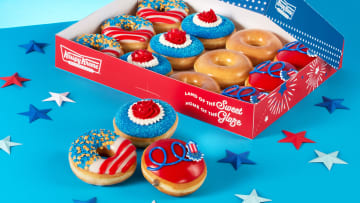 Krispy Kreme Fourth of July Doughnuts