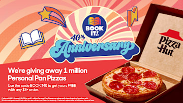 Pizza Hut Book It free Personal Pan Pizza giveaway