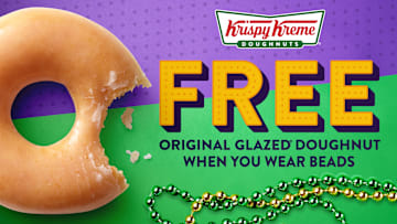 Krispy Kreme Mardi Gras promotion