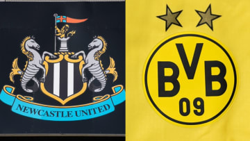 Newcastle entertain Borussia Dortmund on Wednesday