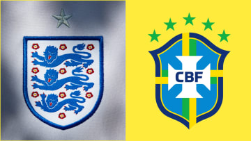 England take on Brazil at Wembley Stadium