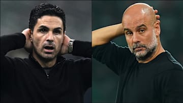 Mikel Arteta and Pep Guardiola both oversaw Champions League defeats