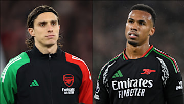 Riccardo Calafiori and Gabriel are both fitness doubts for Arsenal