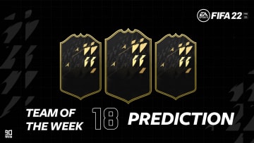 TOTW 18 Prediction FIFA 22