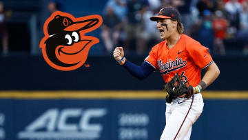 Virginia shortstop Griff O'Ferrall was selected by the Baltimore Orioles in the first round of the 2024 MLB Draft.