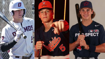 Virginia baseball commits Caleb Bonemer, Luke Dickerson, and Bryce Meccage were selected in the second round of the 2024 MLB Draft.