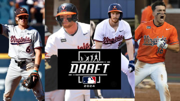 Virginia baseball players Griff O'Ferrall, Ethan Anderson, Casey Saucke, and Anthony Stephan were selected in the 2024 MLB Draft.