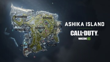 An overview of Warzone 2's new map, Ashika Island.