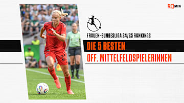 Die besten offensiven Mittelfeldspielerinnen der abgelaufenen Bundesliga-Saison