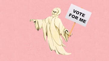 Their ghosts didn’t actually campaign.