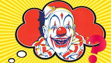 A face no one with coulrophobia wants to see.