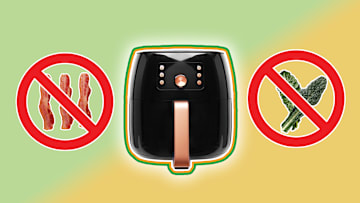 Best to avoid using the air fryer to cook bacon or kale.