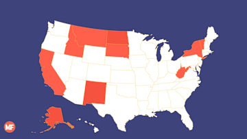 A map of the hardest job interviews by state