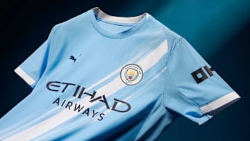 Manchester City's new home kit for the 2025/26 season.